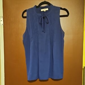 Blue Sleeveless Top